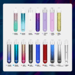 一組 SP2S 一代電子煙主機,具有金屬光澤和多種顏色選擇,前方有「SP2S 一代煙桿」字樣。